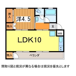 山形駅 バス6分  山交バス　末広町下車：停歩3分 3階の物件間取画像